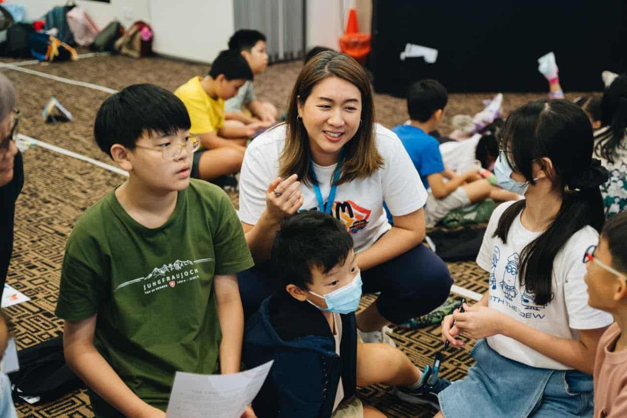 Esther Foong at a children's programme