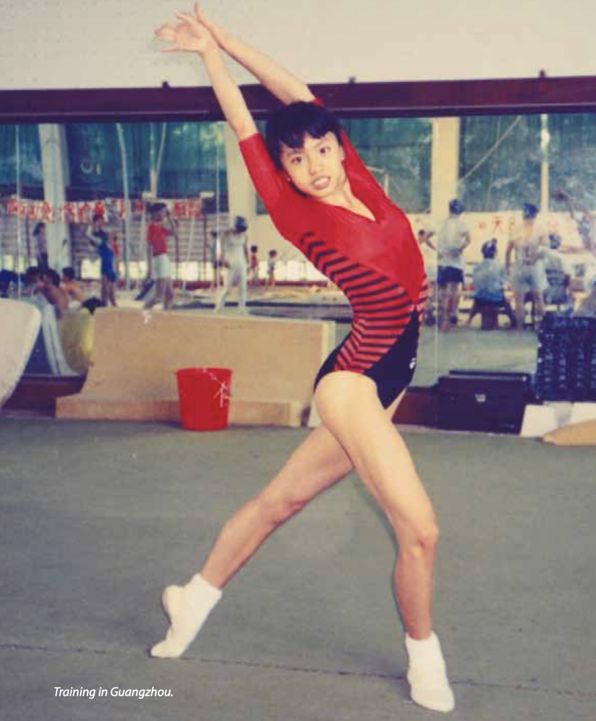 12-year-old Eileen training in Guangzhou